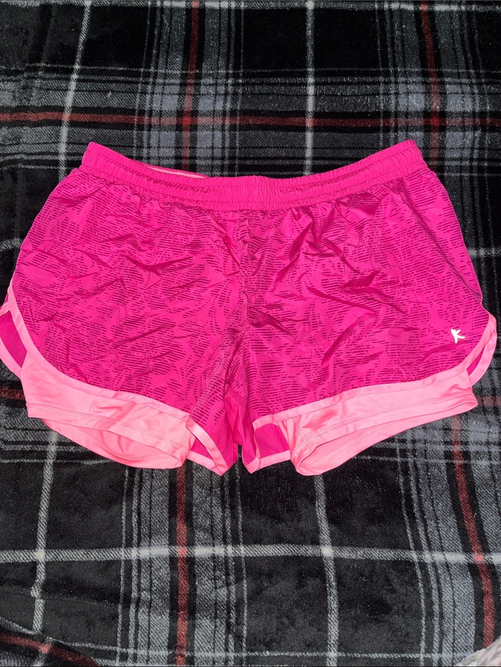 DanSkin Now Pink Athletic Running Shorts